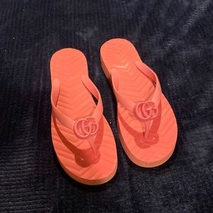 Gucci Flip Flops in Pink